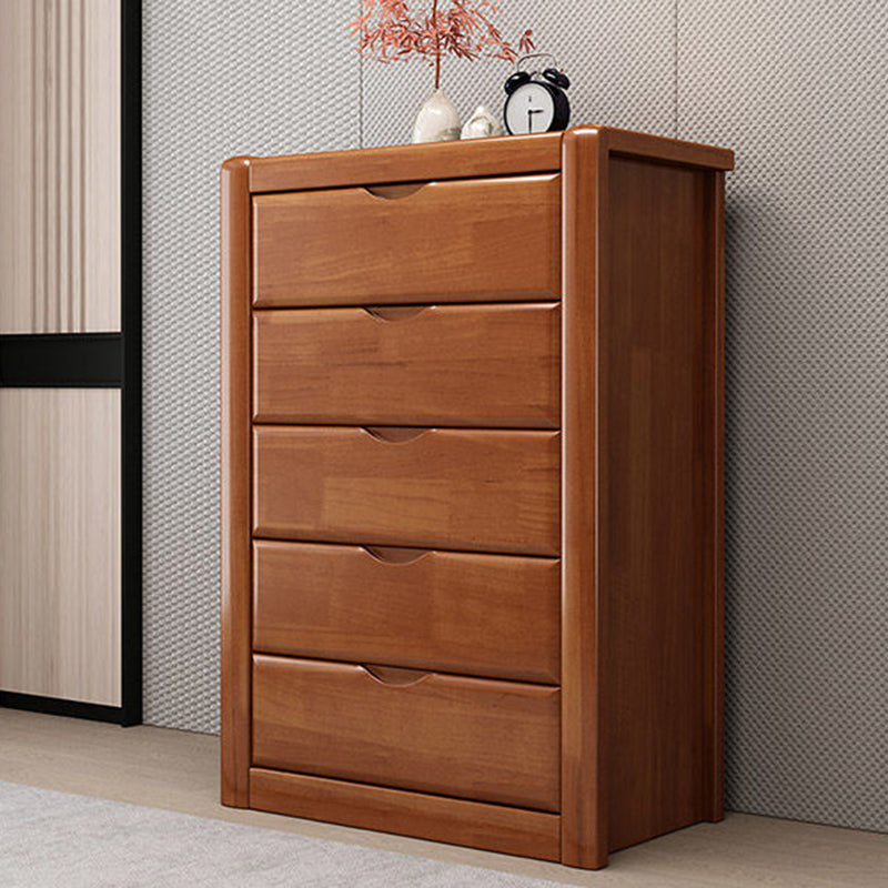 American Traditional Storage Chest Solid Wood Dresser with 3/4/5 Drawers