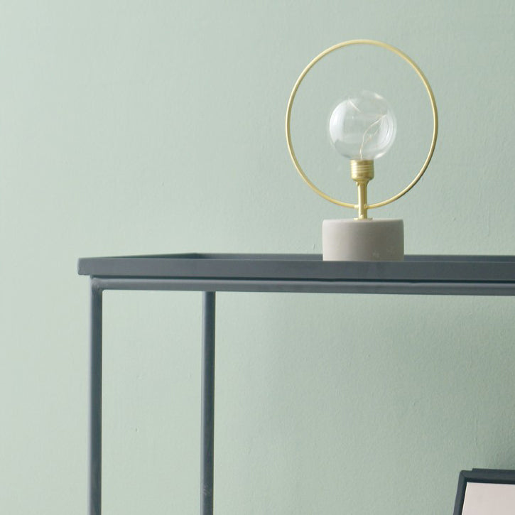 Iron Modern Accent Table 33.86-inch Tall Console Table with Shelves