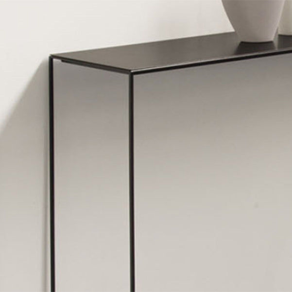 31.5-inch Tall Modern Console Table Iron Accent Table with 1 Shelf