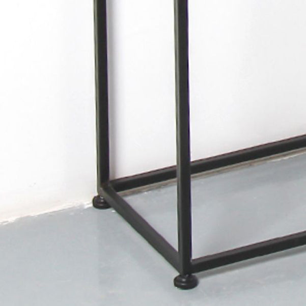 31.5-inch Tall Modern Console Table Iron Accent Table with 1 Shelf