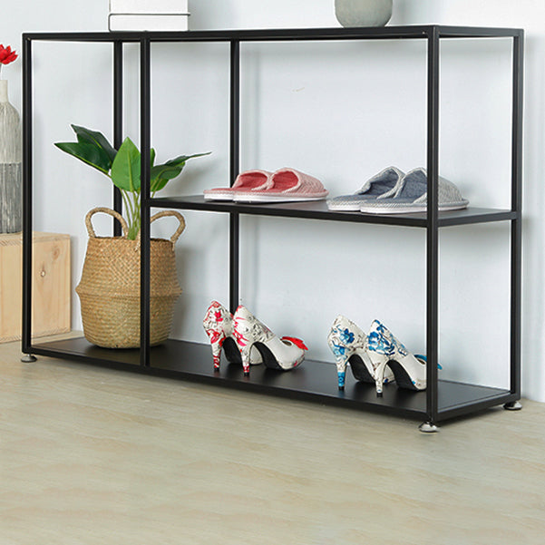 Iron Modern Accent Table 2-shelf Rectangle Console Table for Hall