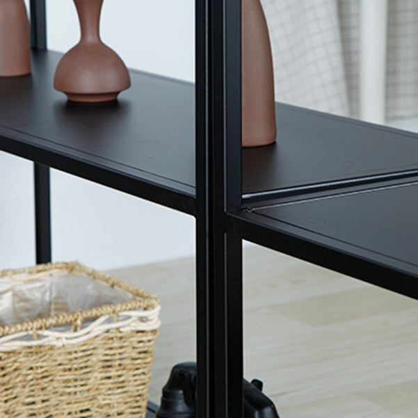 Iron Modern Accent Table 2-shelf Rectangle Console Table for Hall