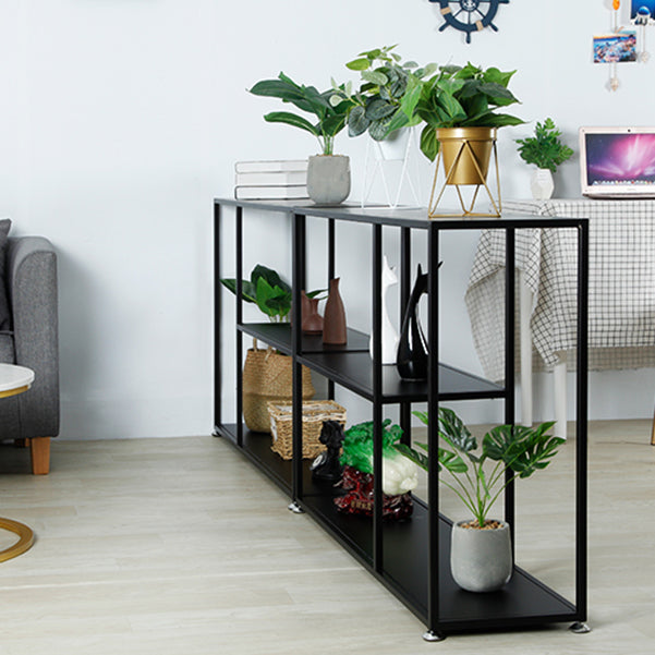 Iron Modern Accent Table 2-shelf Rectangle Console Table for Hall