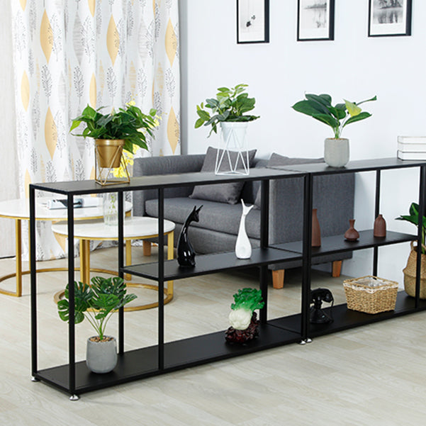 Iron Modern Accent Table 2-shelf Rectangle Console Table for Hall