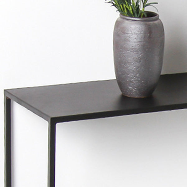 Iron Modern Console Table 1-shelf Rectangle Accent Table for Hall