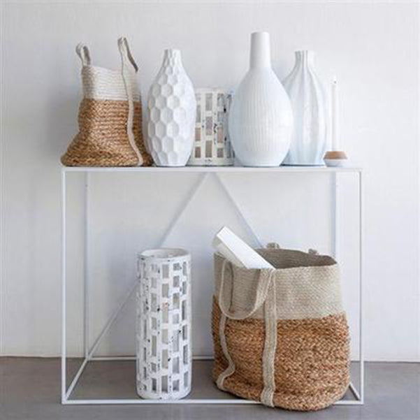 Iron Modern Console Table 1-shelf Rectangle Accent Table for Hall