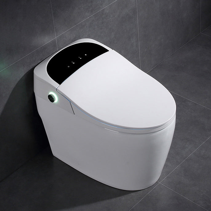 Modern One Piece Toilet Floor Mounted Toilet Bowl with Seat for Washroom
