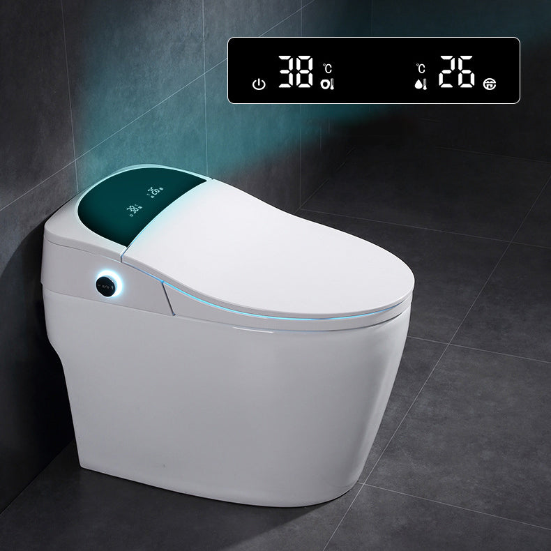 Modern One Piece Toilet Floor Mounted Toilet Bowl with Seat for Washroom