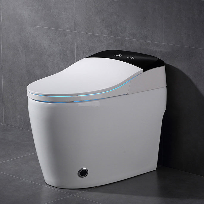 Modern One Piece Toilet Floor Mounted Toilet Bowl with Seat for Washroom