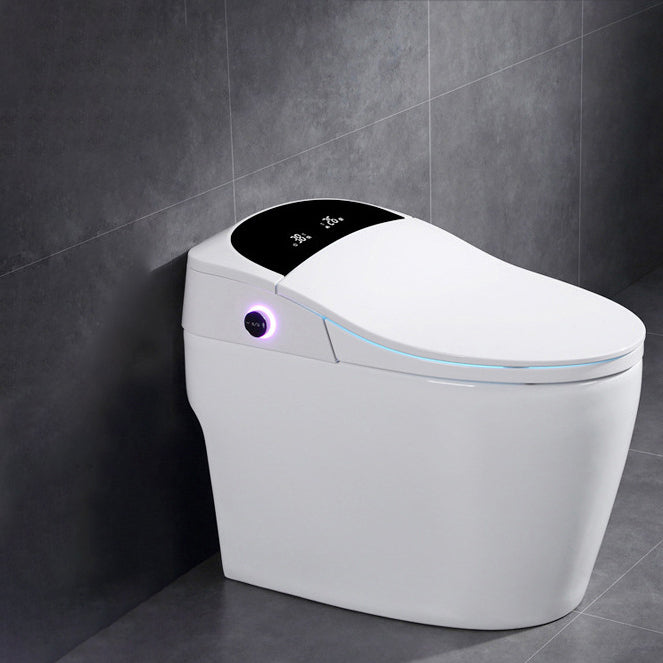 Modern One Piece Toilet Floor Mounted Toilet Bowl with Seat for Washroom