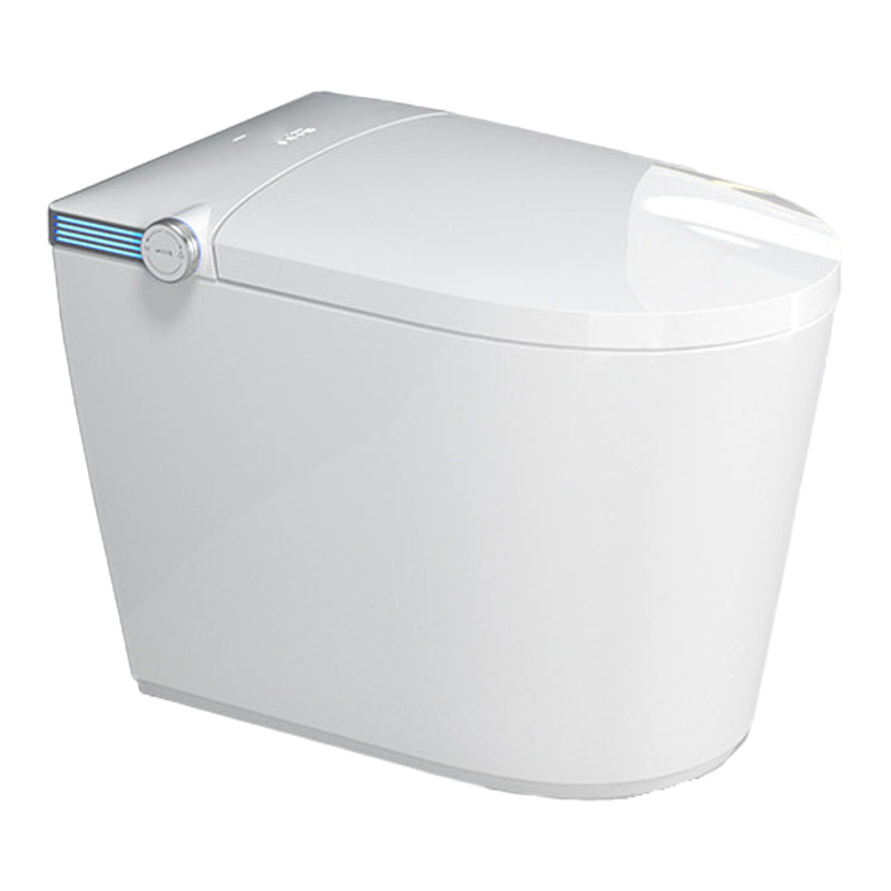 Modern All-In-One Toilet Bowl Siphon Jet Toilet with Soft-Close Seat for Bathroom