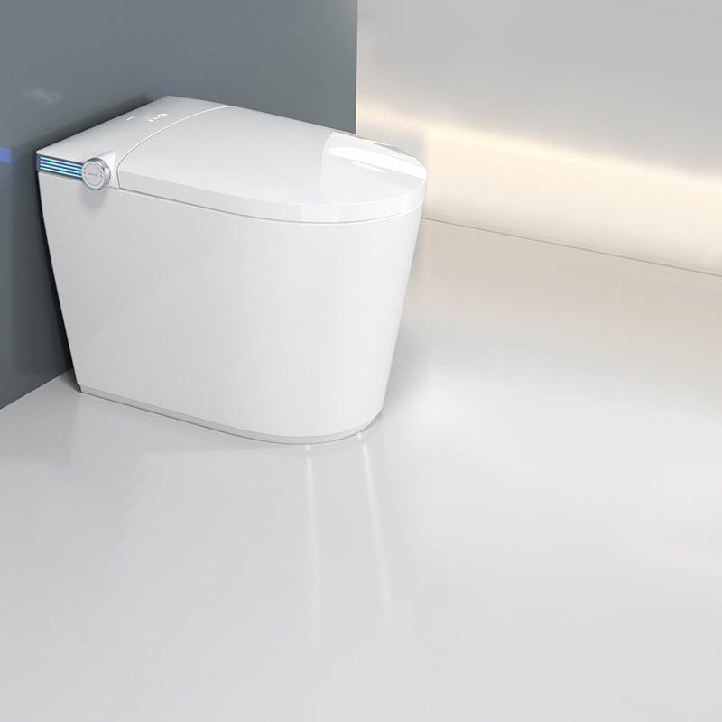 Modern All-In-One Toilet Bowl Siphon Jet Toilet with Soft-Close Seat for Bathroom