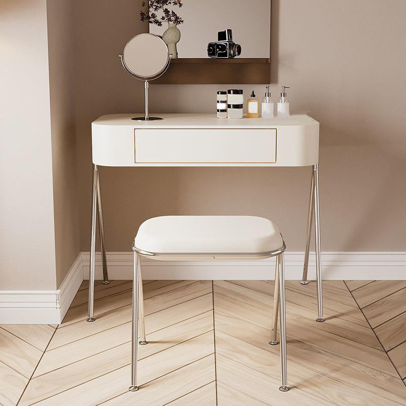 1 Drawers 31.5" Wide Vanity Set with Stool Modern Make-up Vanity