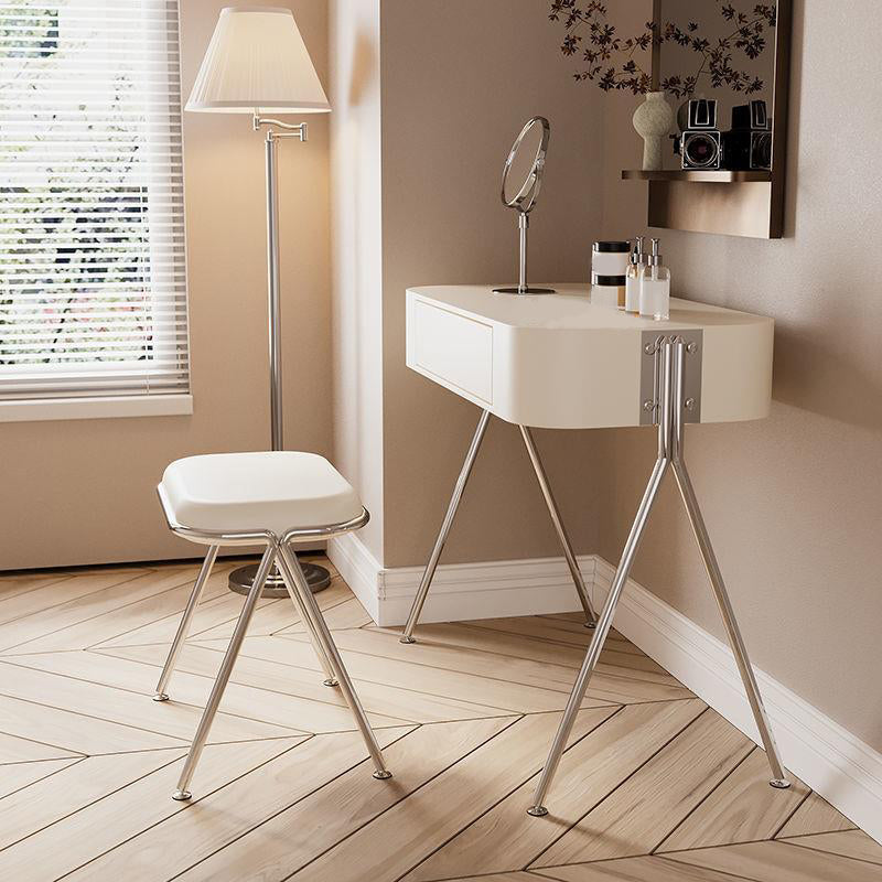 1 Drawers 31.5" Wide Vanity Set with Stool Modern Make-up Vanity