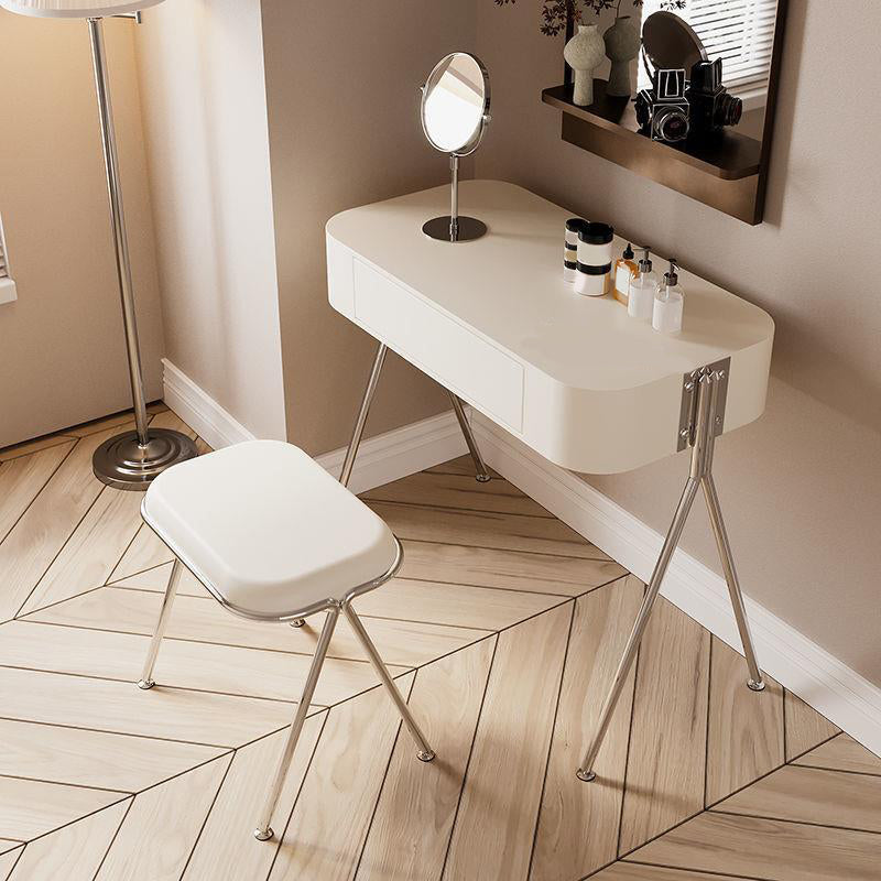 1 Drawers 31.5" Wide Vanity Set with Stool Modern Make-up Vanity
