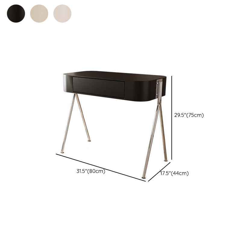 1 Drawers 31.5" Wide Vanity Set with Stool Modern Make-up Vanity
