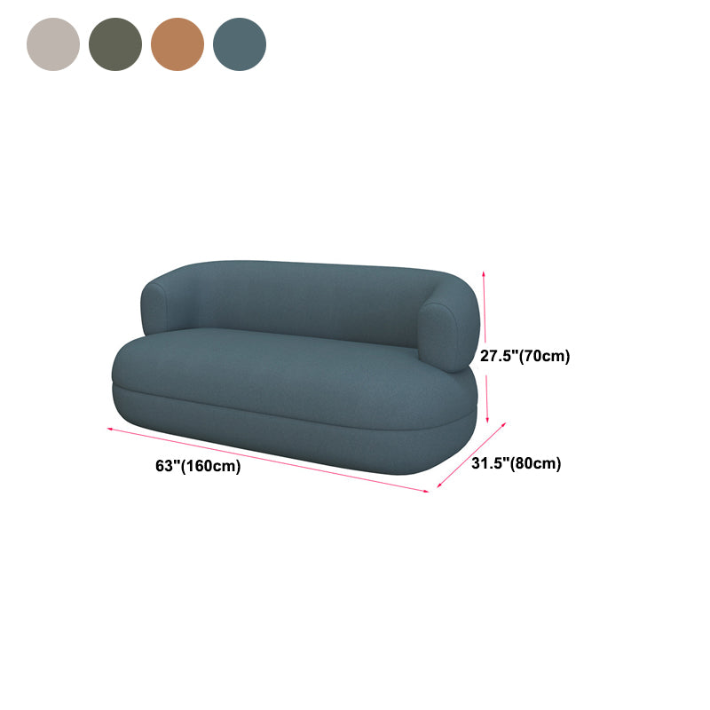 Modern 1/2-seater Faux Leather Sofa U-shaped Tuxedo Arm Sofa