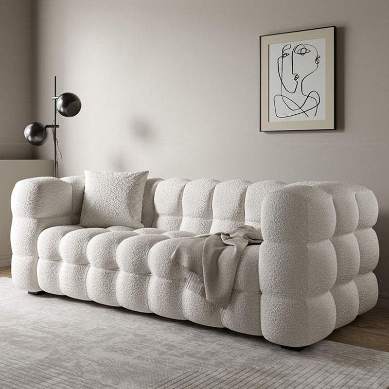 Contemporary Tuxedo Arm Sofa Tight Back Standard Sofa for Living Room