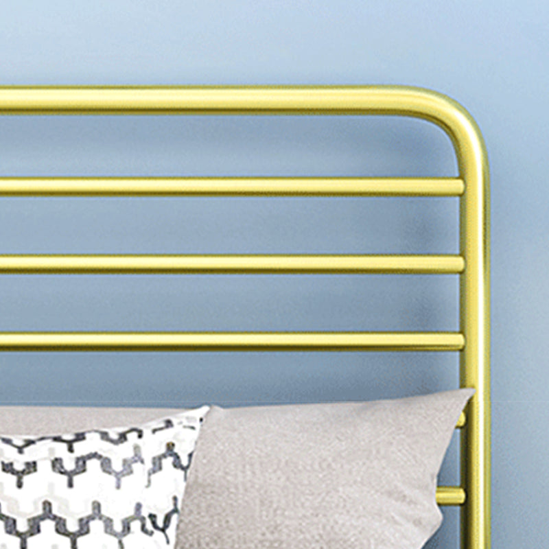 84.65 inch Wide Industial Bed Frame Metal Bed with Headboard