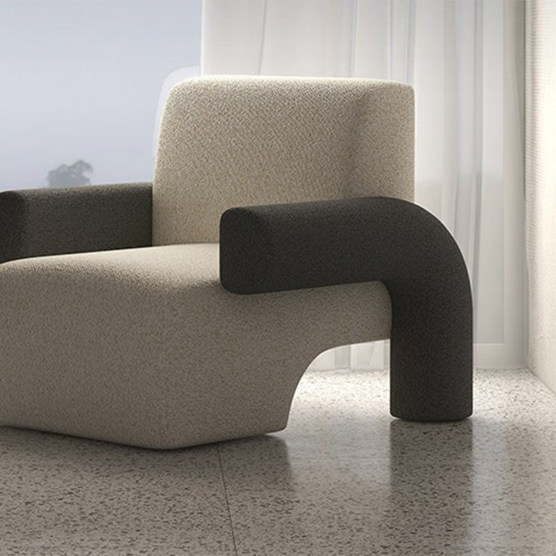 Arm Chair Recessed Arms Included Chair for Living Room, 35.43" Wide