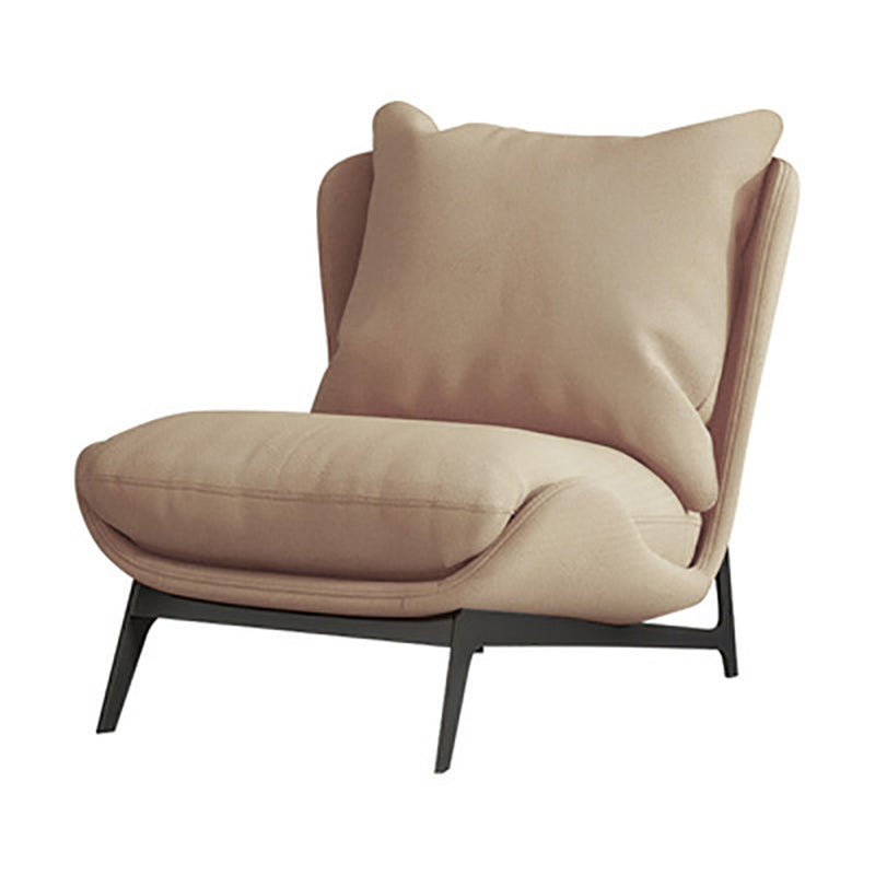 Velvet Armless Chair Pillow Back Chair for Living Room, 30.70" Wide