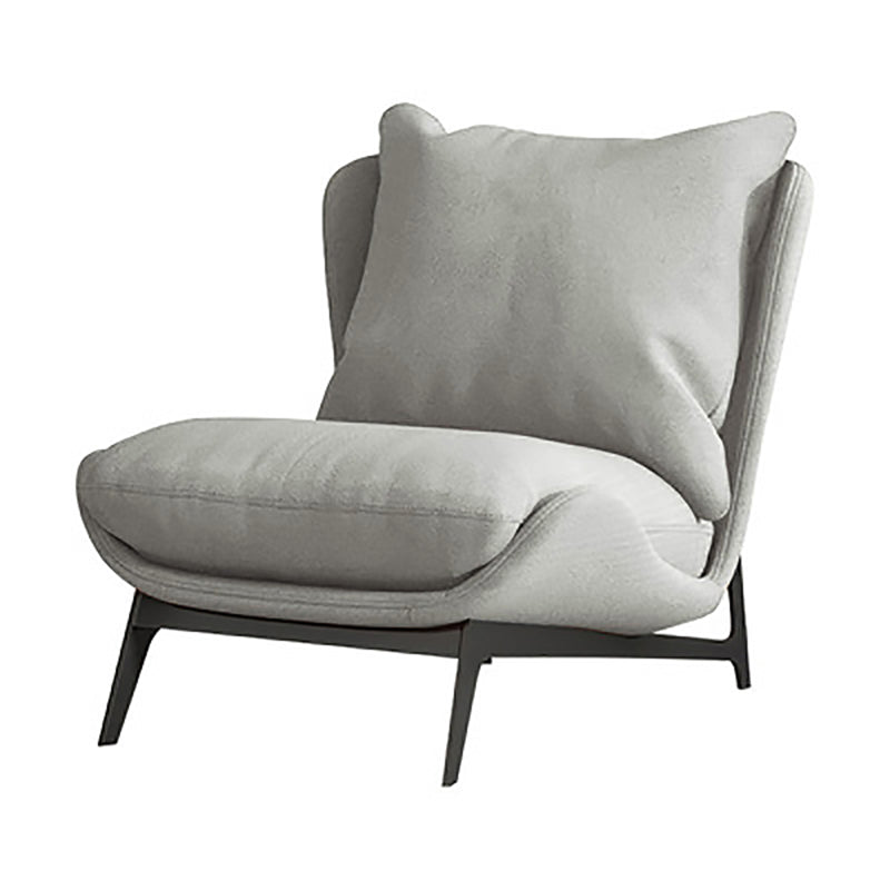 Velvet Armless Chair Pillow Back Chair for Living Room, 30.70" Wide