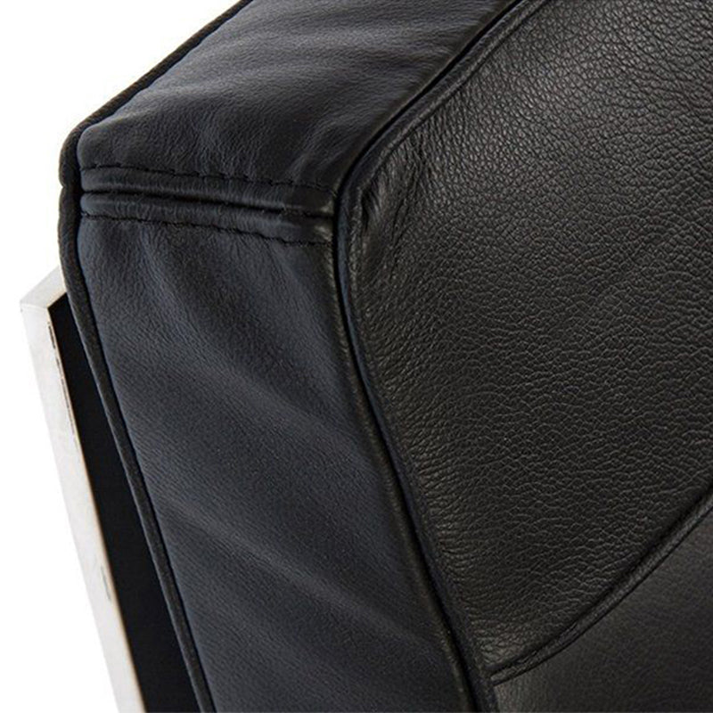 31.49" Wide Armless Chair Faux Leather Chair with Tufted Back