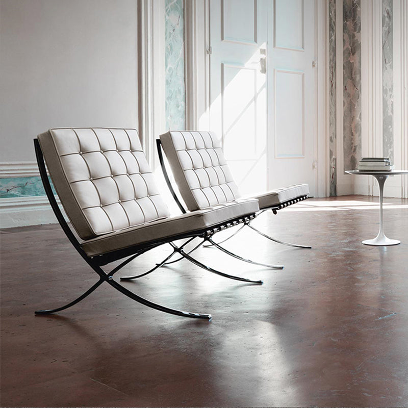 31.49" Wide Armless Chair Faux Leather Chair with Tufted Back