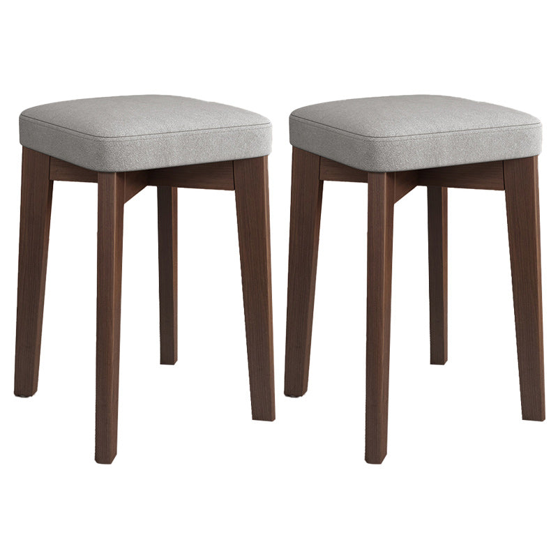 Modern Leather Ottoman Water Resistant Standard Square Chair Ottoman