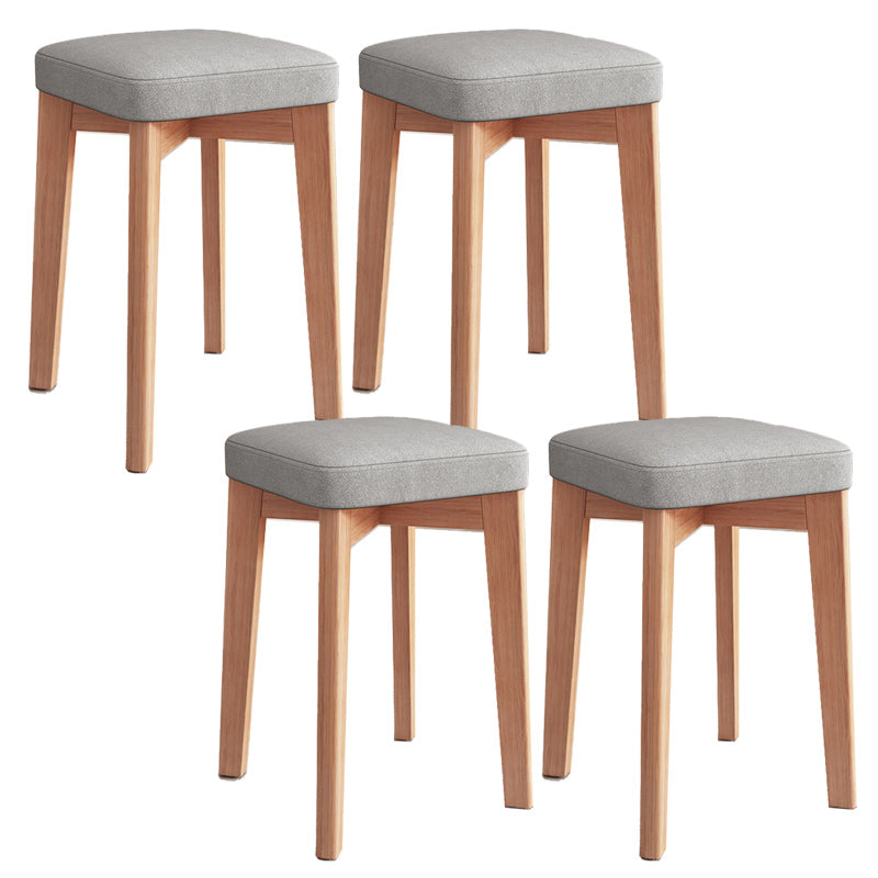 Modern Leather Ottoman Water Resistant Standard Square Chair Ottoman