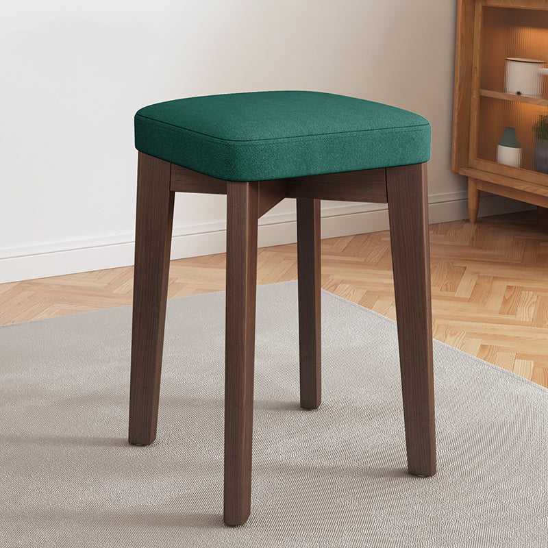 Modern Leather Ottoman Water Resistant Standard Square Chair Ottoman