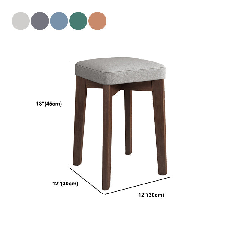 Modern Leather Ottoman Water Resistant Standard Square Chair Ottoman