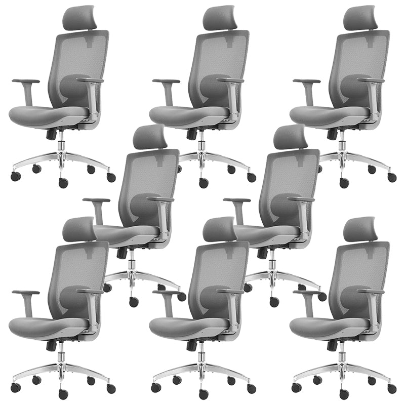 Ergonomic Adjustable Executive Office Chair Breathable AirGrid with Headrest Chair