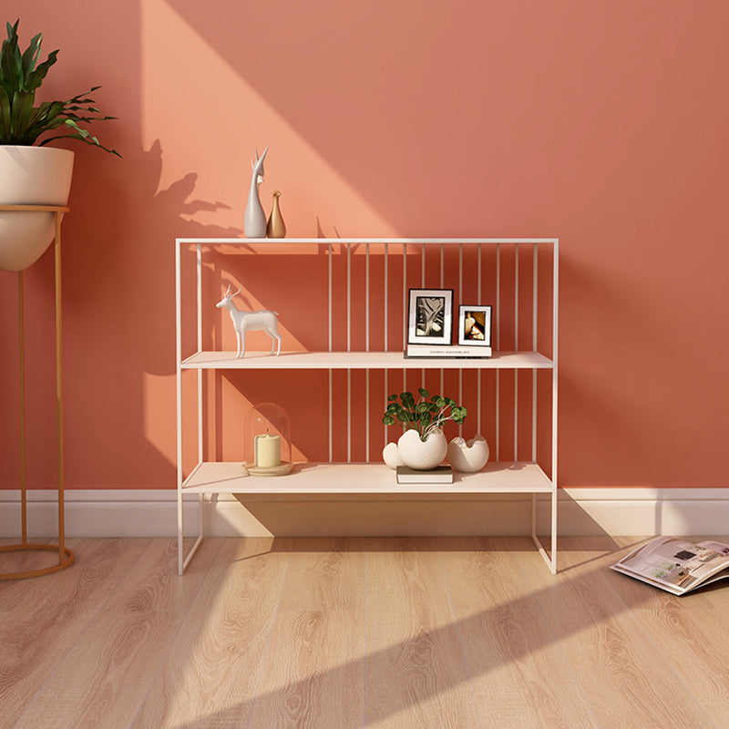 Urban Metal Shelf Bookcase Double Shelving Open Back Book Shelf