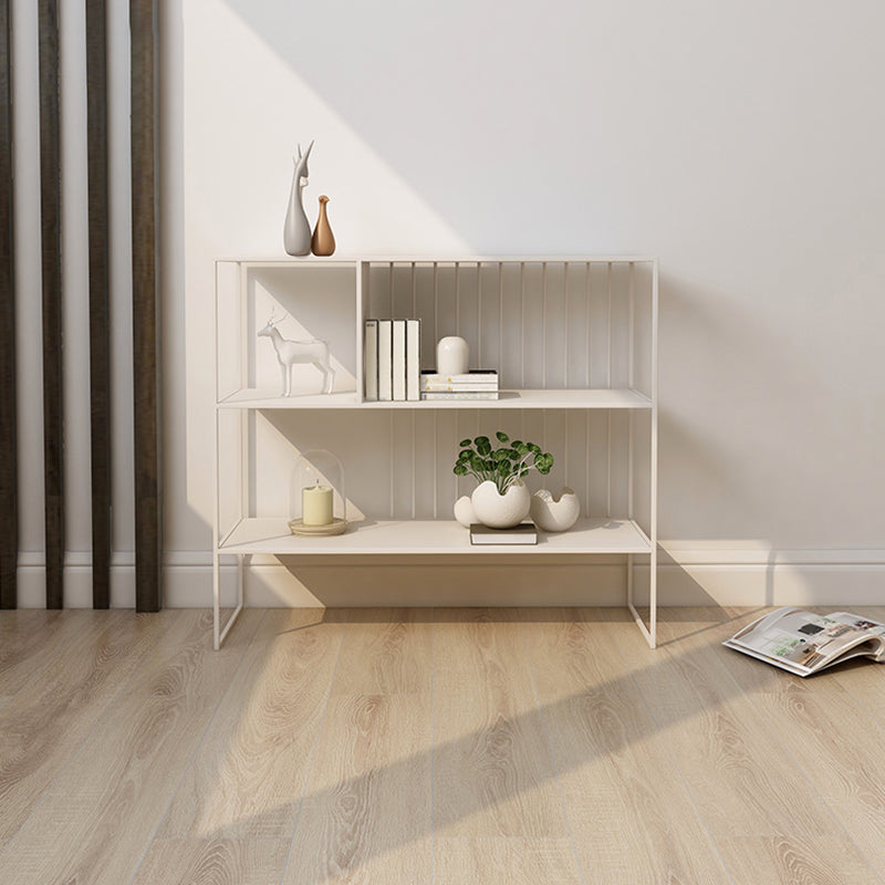 Urban Metal Shelf Bookcase Double Shelving Open Back Book Shelf