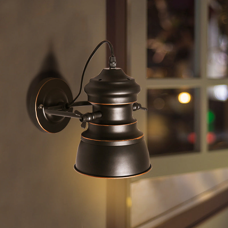 Éclairage mural d'angle cloche