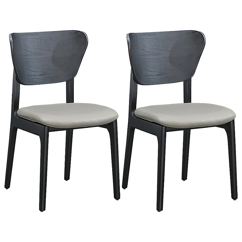 Contemporary Style Rectangle Table Set 1/2/5 Pieces Dining Set for Kitchen