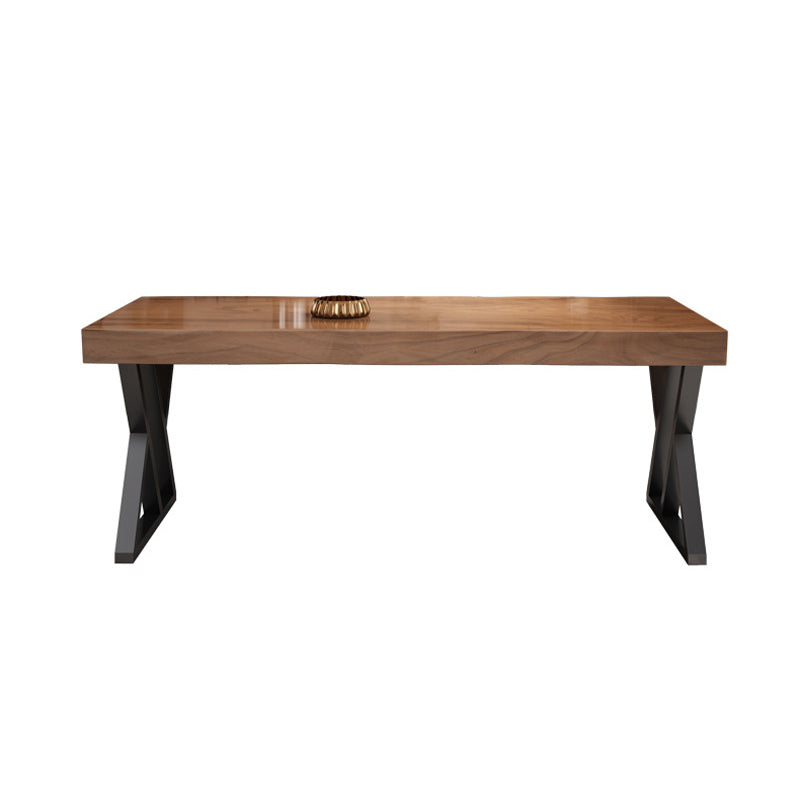 Industrial Solid Wood Dining Table Set 1/3/5 Pieces Dining Set for Home Use