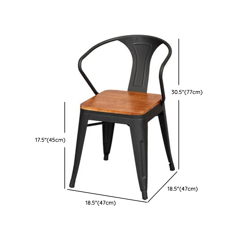 Industrial Wood Rectangle Table Set 1/2/5 Pieces Dining Set for Kitchen