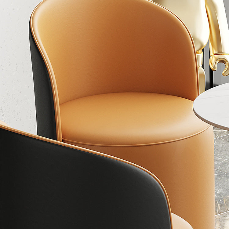 Modern Style Sintered Stone Dining Set Round 1/3/5 Pieces Dining Set for Home Use