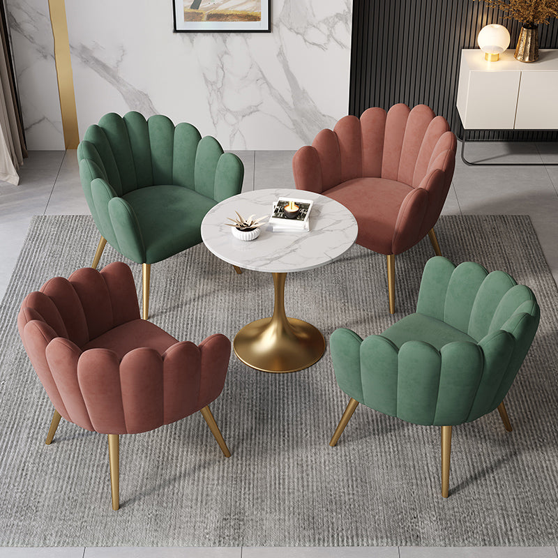 1/5 Pieces Dining Set Modern Style Faux Marble Dining Table Set for Home Use