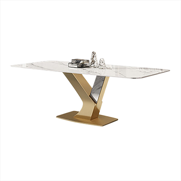 Designer Style 1/4/5/7/9 Pieces Rectangle Dining Set Sintered Stone Top Dinette Table Set