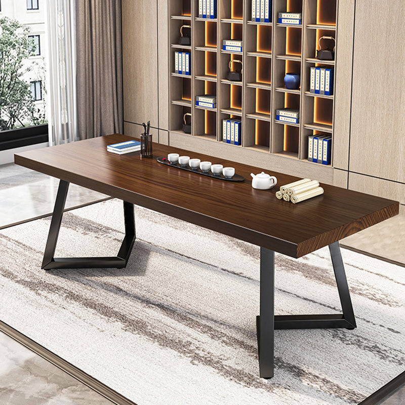 Industrial Style Rectangle Table Set 1/2/6/7 Pieces Dining Set for Kitchen