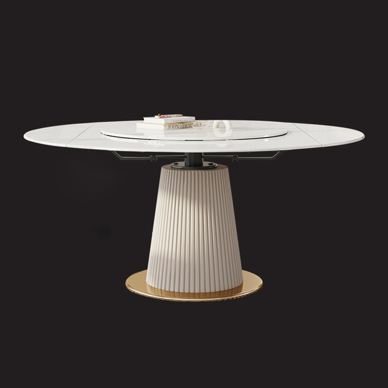 Contemporary Round Table Set 1/4/5/7 Pieces Dining Set for Home Use