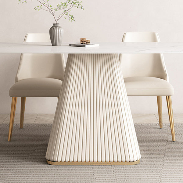 Contemporary Rectangle Table Set 1/4/5/6 Pieces Dining Set for Kitchen