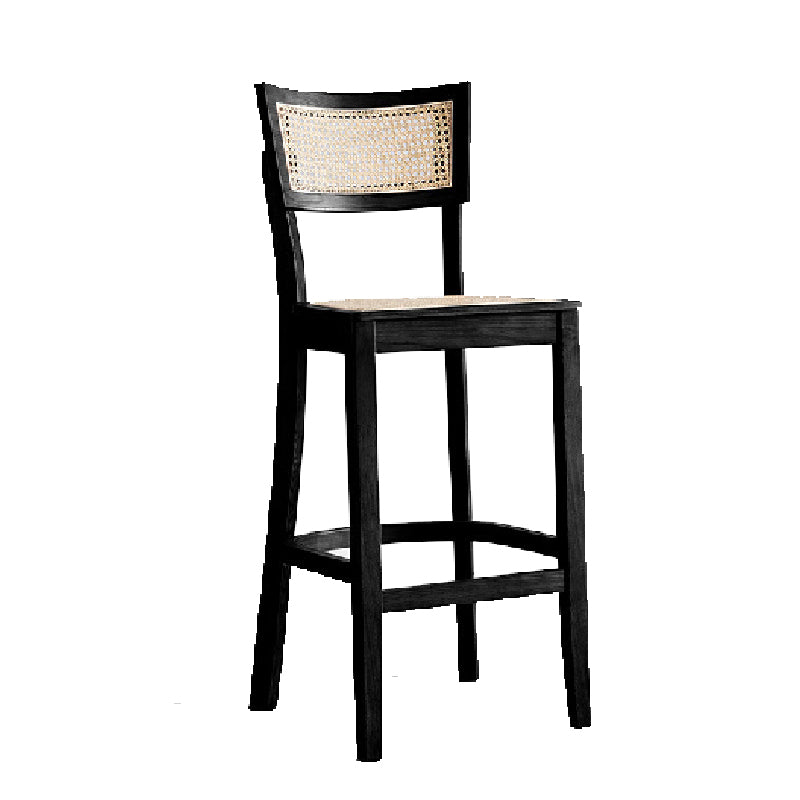 Contemporary Bar Stool Wooden Counter Bar Stool with Wood Legs for Bar