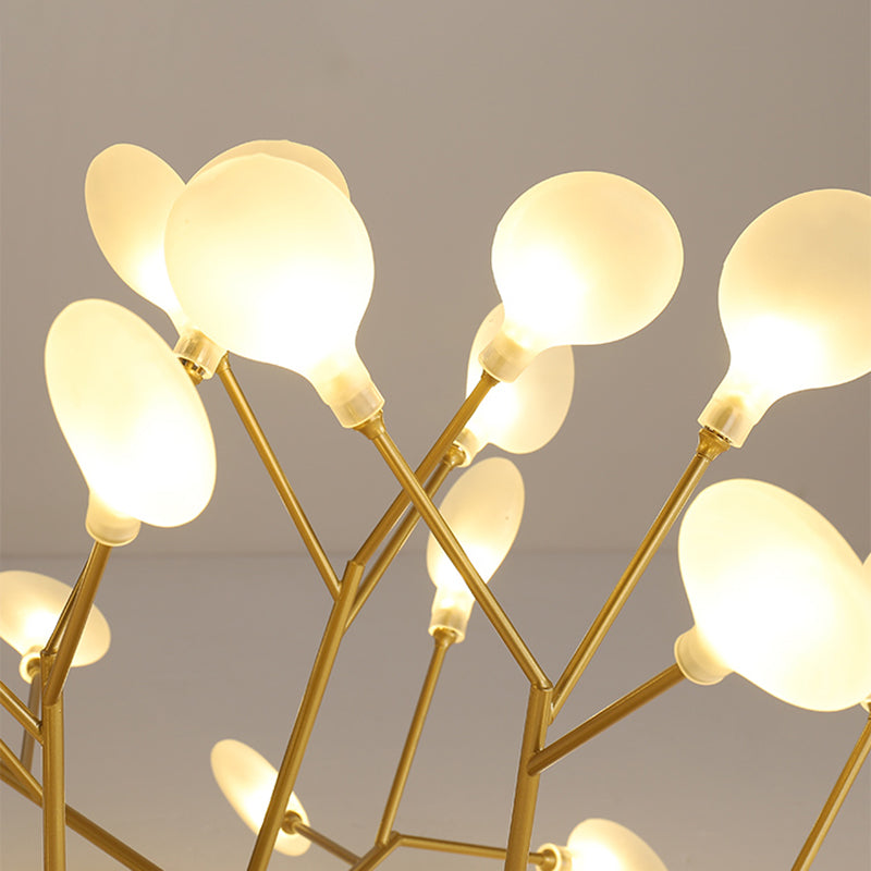 Modern Style Branch Flush Mount Metal Ceiling Light for Bedroom