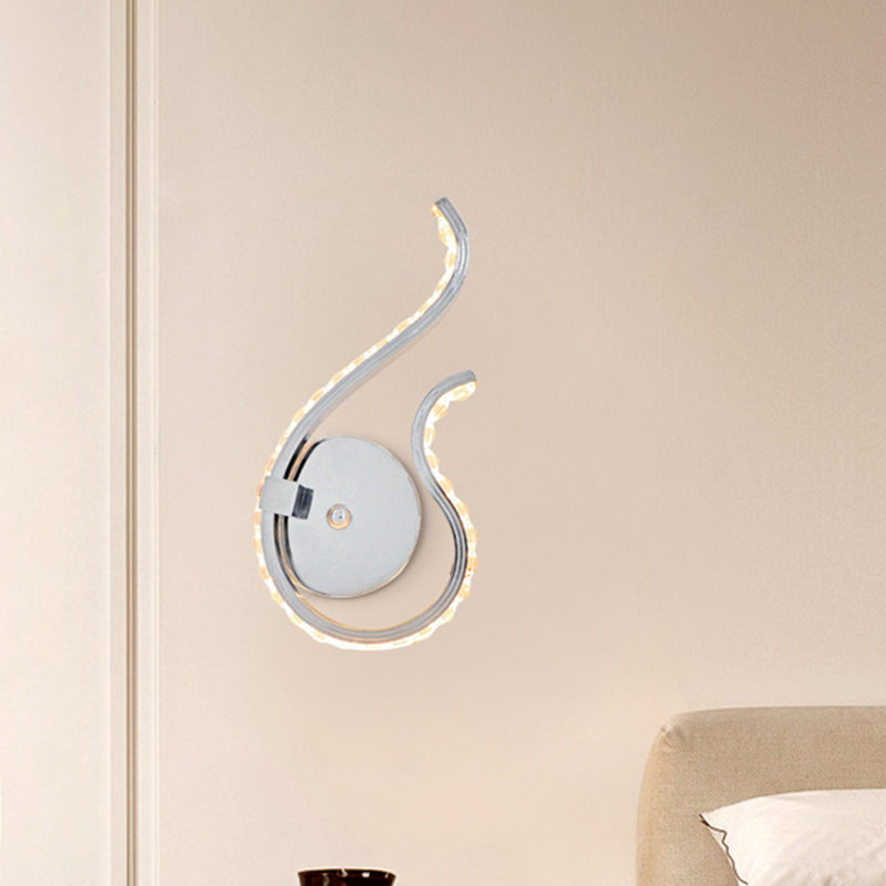 Twist Wall Light Applique en métal moderne LED Mur à coucher LEMPE MOURT