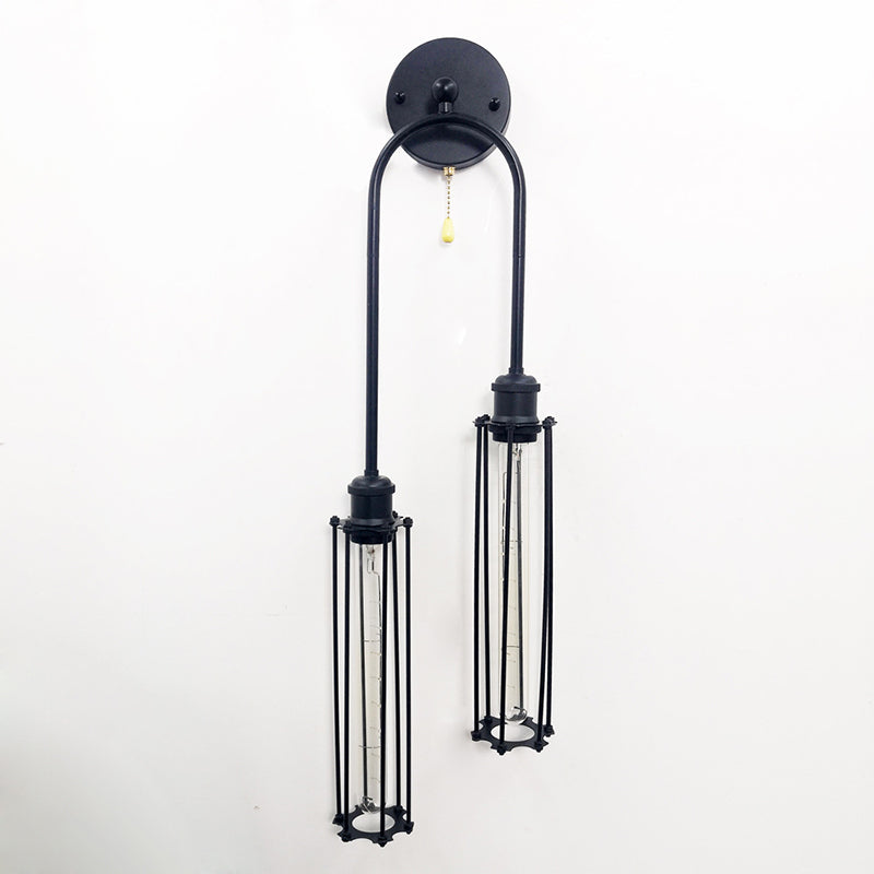 2 Light Wall Mount Light Fixture Industrial Wall Mounted Lighting for Living Room