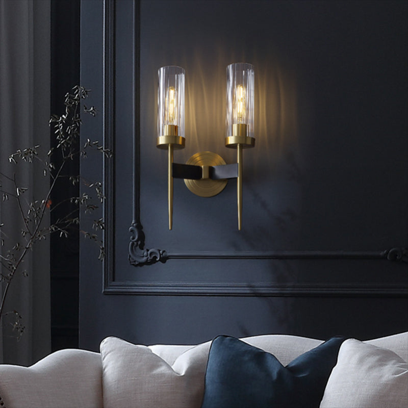 Unique Shape Wall Mount Light Fixture Modern Wall Mounted Lighting in Gold